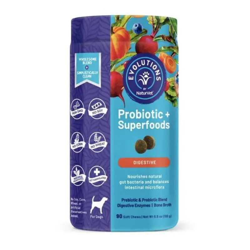 TRY & BUY: NaturVet Evolutions Probiotic + Superfoods Soft Chew Dog Supplement