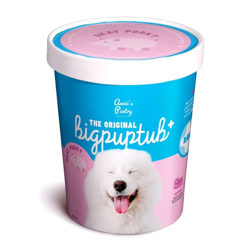Annie's Pantry BigPupTubs Raw Dog Food (Okay Porky)