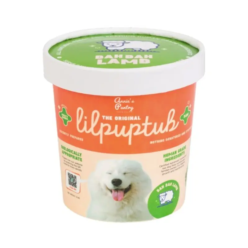 Annie's Pantry LilPupTubs Raw Dog Food (Bah Bah Lamb)