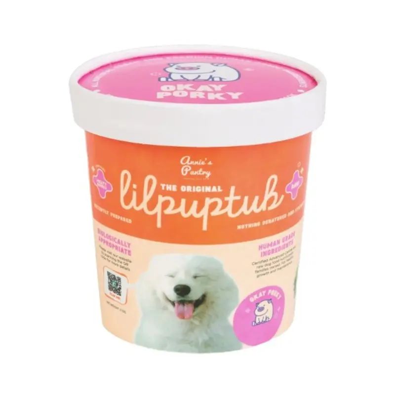 Annie's Pantry LilPupTubs Raw Dog Food (Okay Porky)
