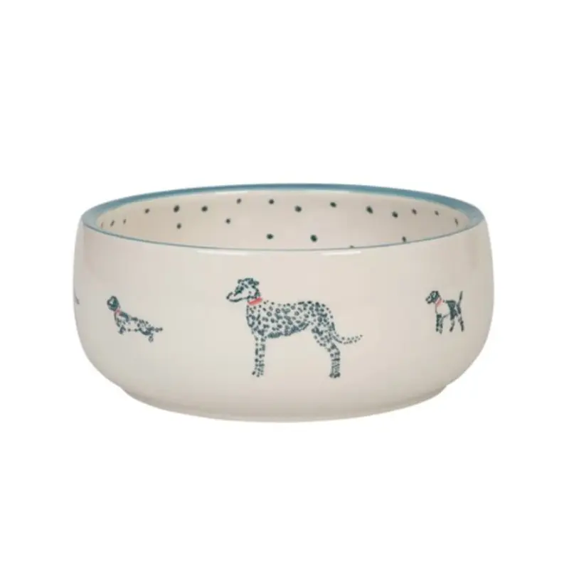 Sophie Allport Fetch Stoneware Dog Bowl