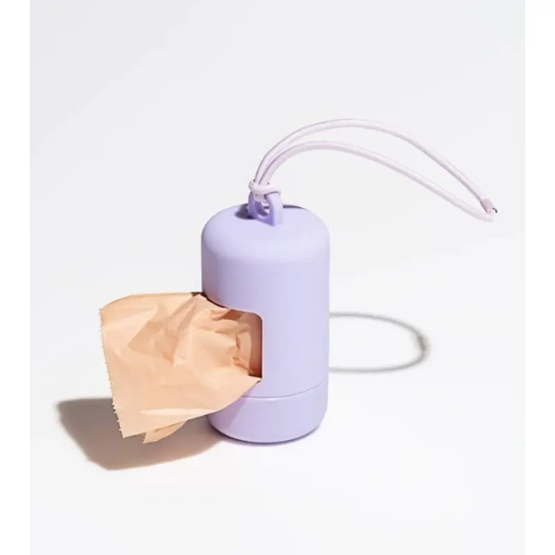 Wild One Poop Bag Carrier and Roll (Lilac)
