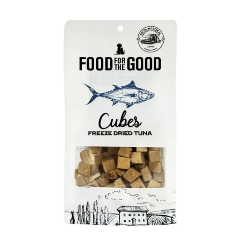 Food For The Good Freeze Dried Cat & Dog Treats (Tuna Cubes)