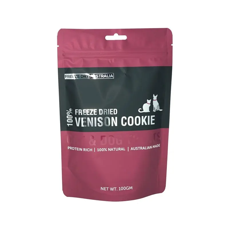 Freeze Dry Australia Venison Cookie Freeze Dried Cat & Dog Treats