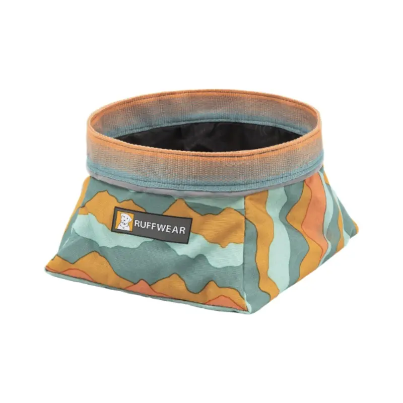 Ruffwear Quencher Collapsible Dog Food & Water Bowl (Spring Mountains)