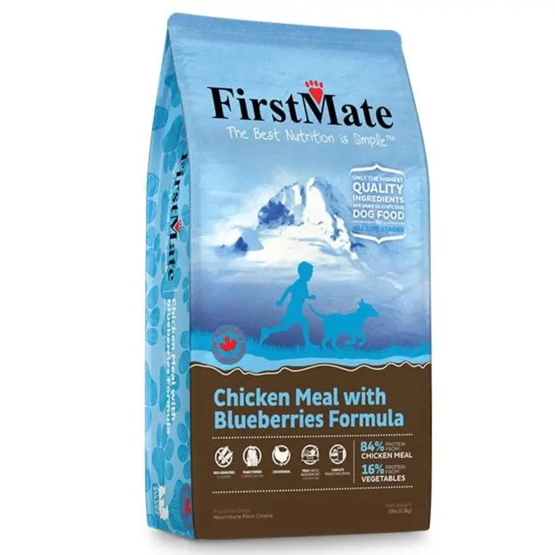 FirstMate Grain Free Dry Dog Food (Chicken with Blueberries)
