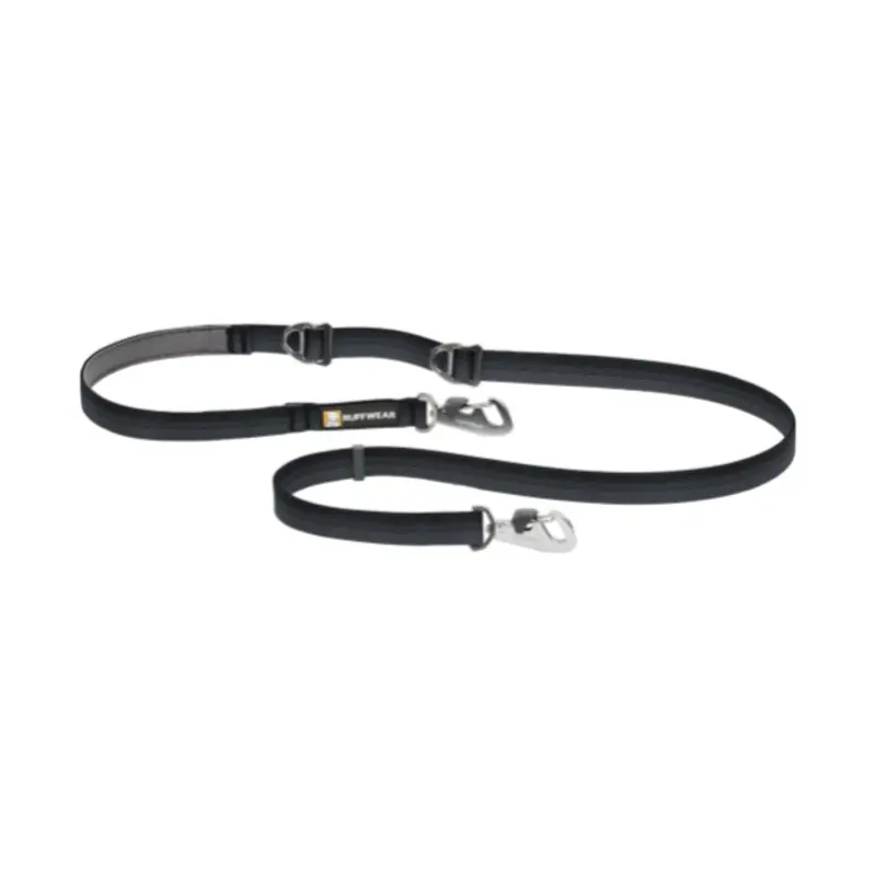 Ruffwear Switchbak Adjustable Double-Ended Dog Leash (Basalt Gray)