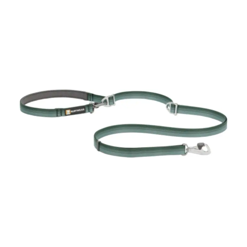Ruffwear Switchbak Adjustable Double-Ended Dog Leash (River Rock Green)