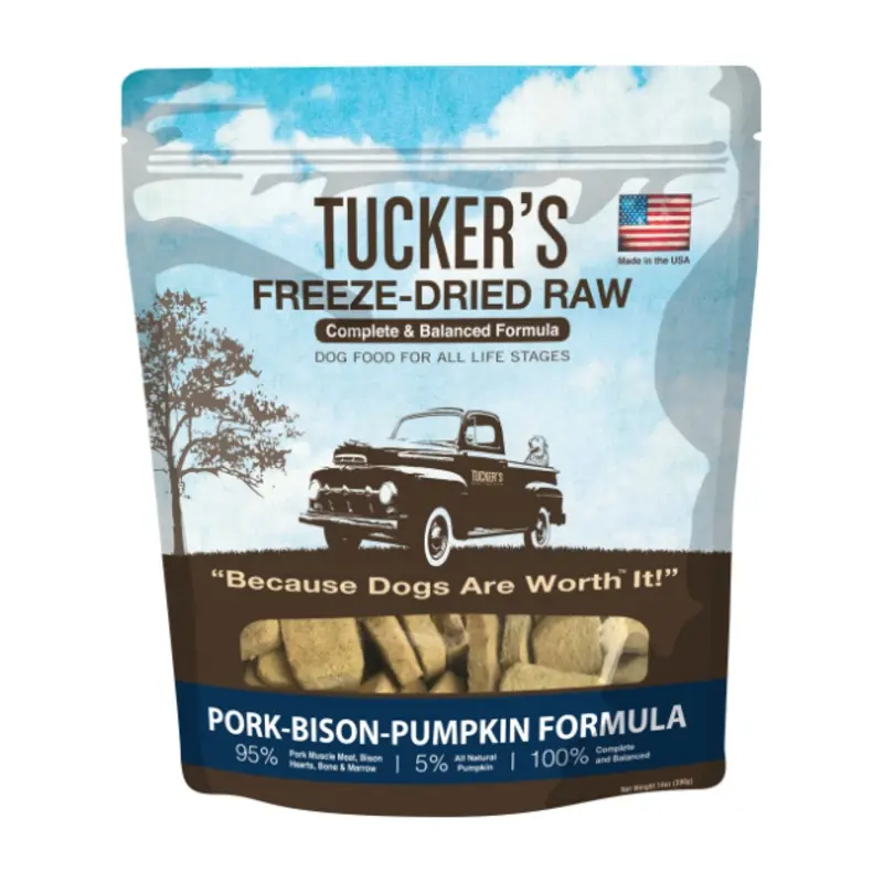 Tucker's Complete & Balanced Freeze-Dried Raw Dog Food (Pork-Bison-Pumpkin)