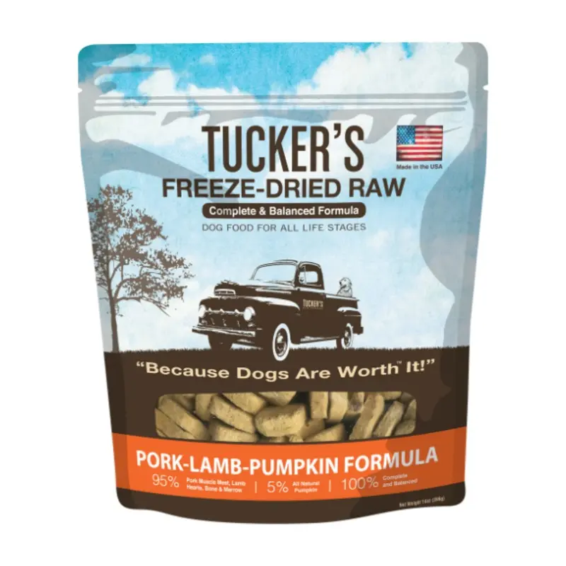 Tucker's Complete & Balanced Freeze-Dried Raw Dog Food (Pork-Lamb-Pumpkin)