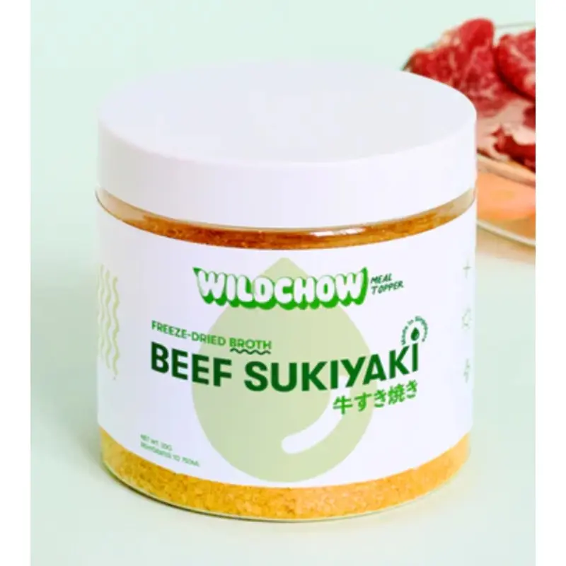 WildChow Freeze-Dried Bone Broth Powder (Beef Sukiyaki)