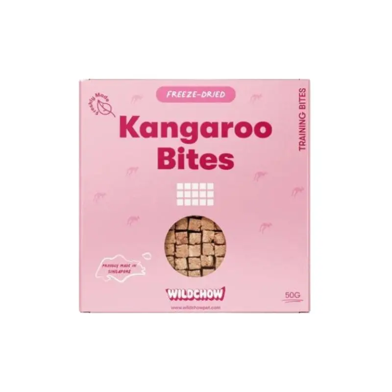 WildChow Freeze Dried Dog Treats (Kangaroo Training Bites)
