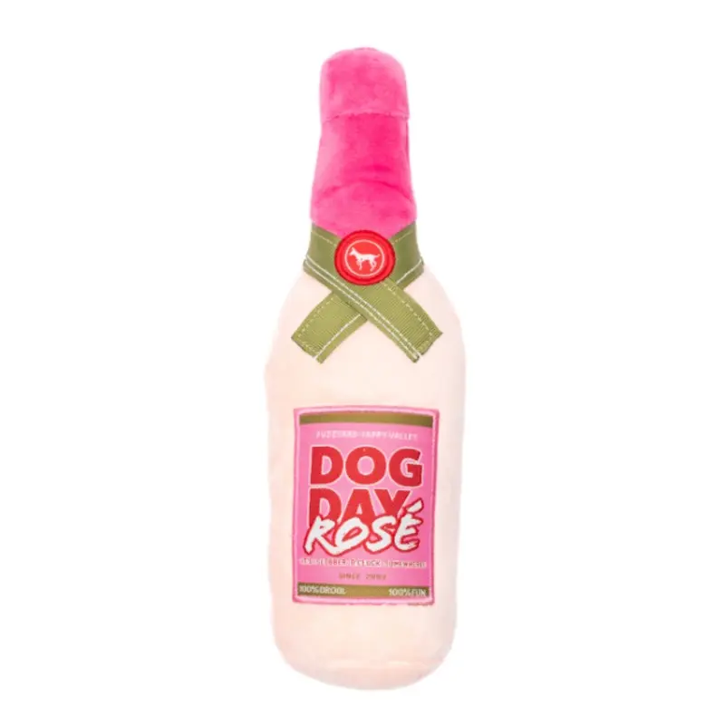 FuzzYard Squeaky Booze Plush Dog Toy (Dog Day Ros)
