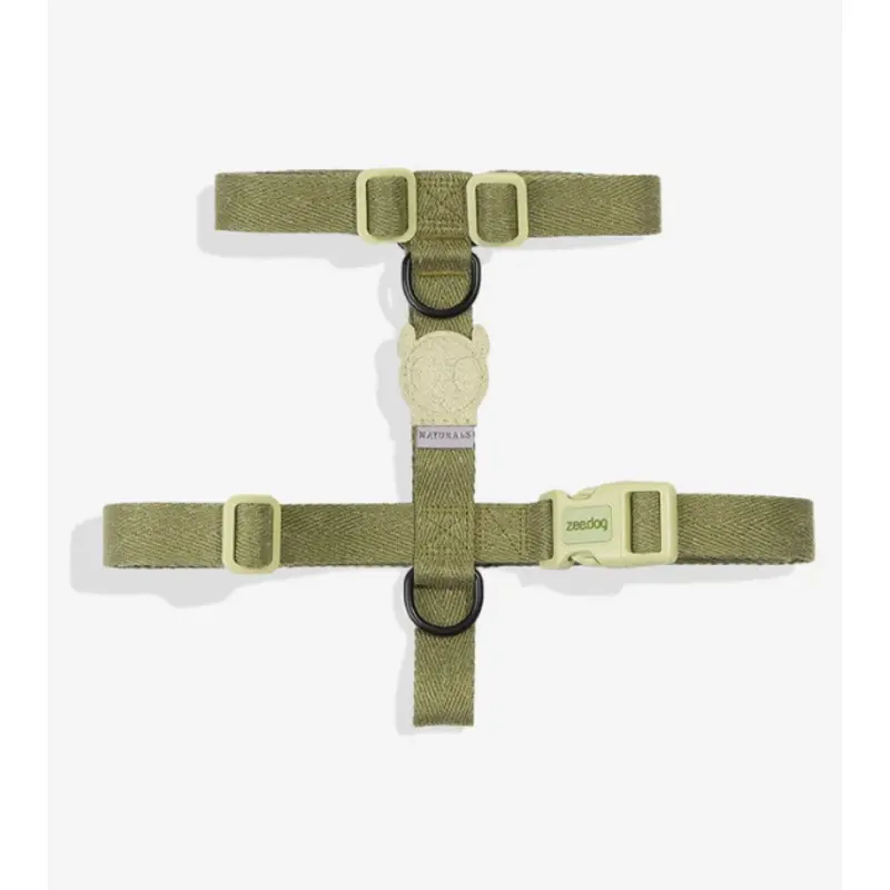 Zee.Dog Naturals Collection Dog H-Harness (Moss)
