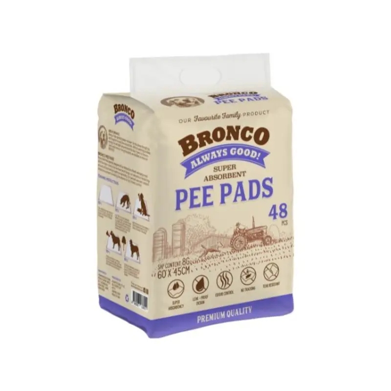 Bronco Super Absorbent Pee Pads For Dogs