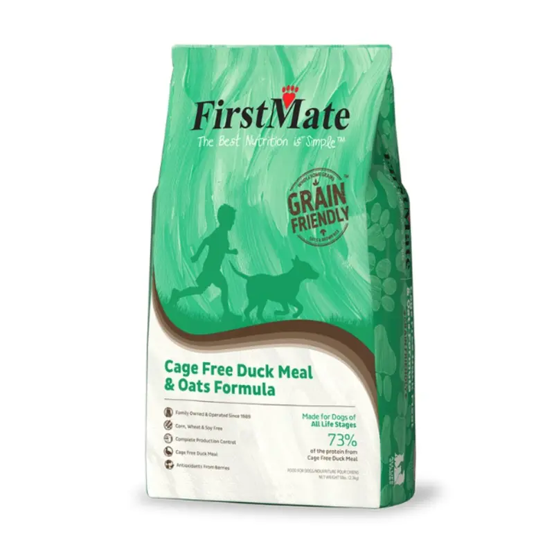 FirstMate Grain Friendly Dry Dog Food (Cage Free Duck Meal & Oats)