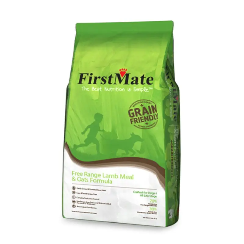 FirstMate Grain Friendly Dry Dog Food (Free Range Lamb Meal & Oats)
