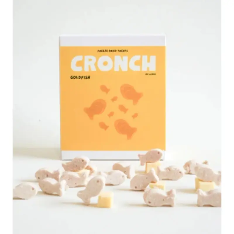 Licked CRONCH Freeze Dried Dog & Cat Treats (Goldfish)