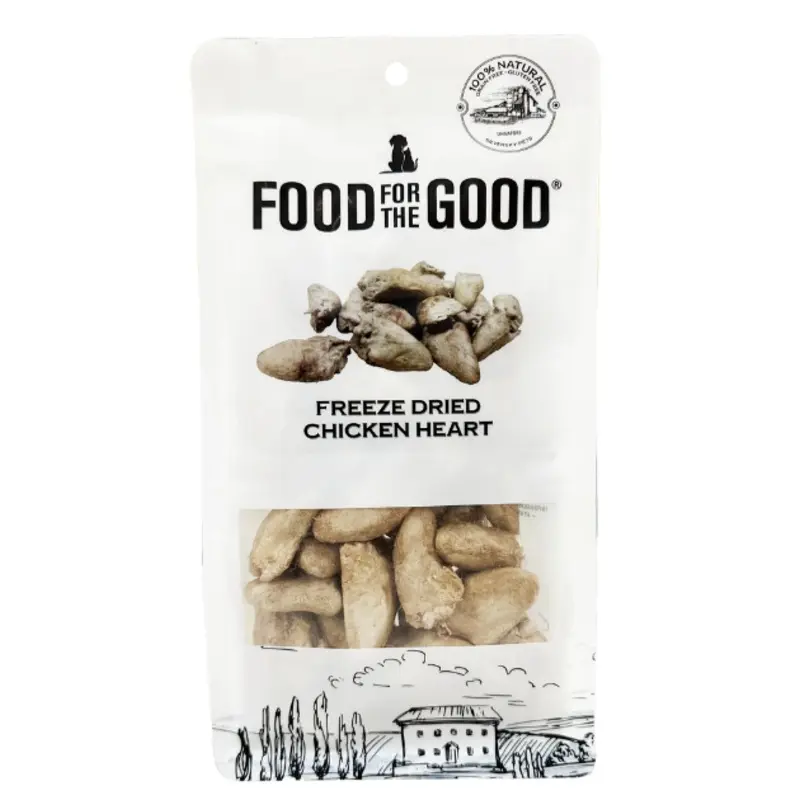 Food For The Good Freeze Dried Cat & Dog Treats (Chicken Heart)