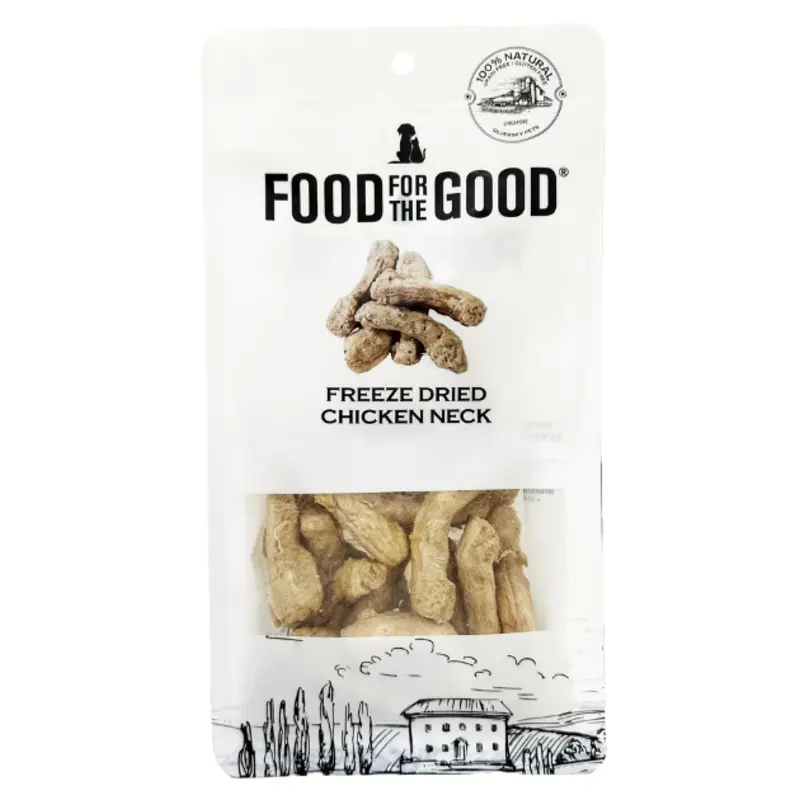 Food For The Good Freeze Dried Cat & Dog Treats (Chicken Neck)