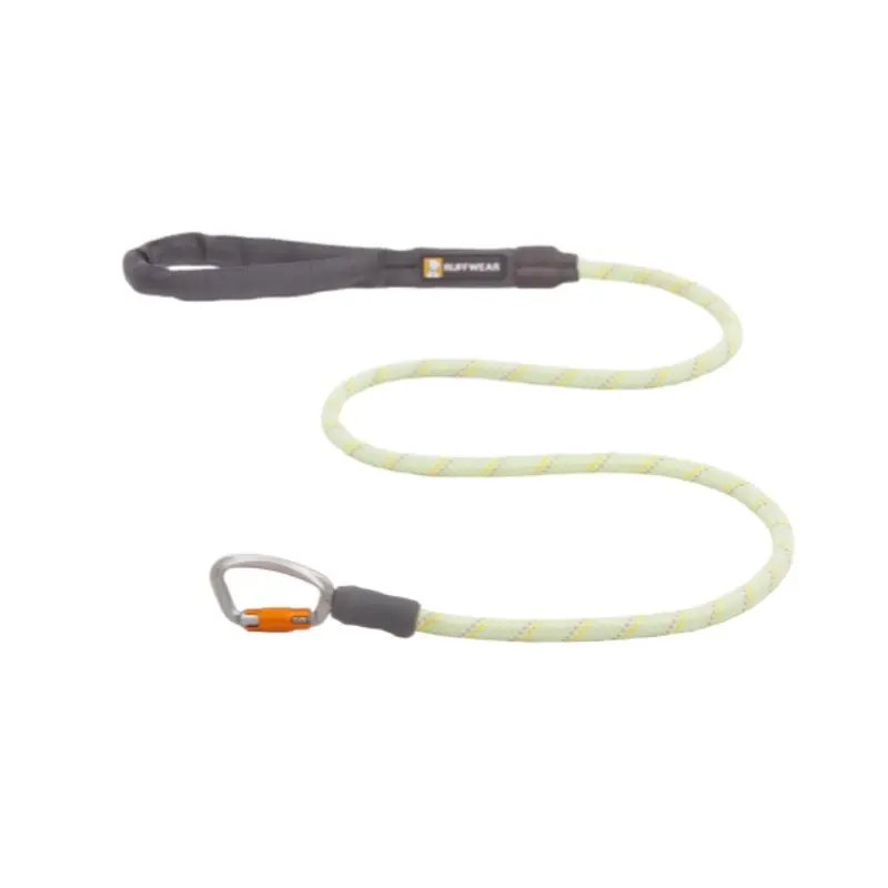 Ruffwear Knot-a-Leash Reflective Rope Dog Leash with Locking Carabiner (Moss Green)
