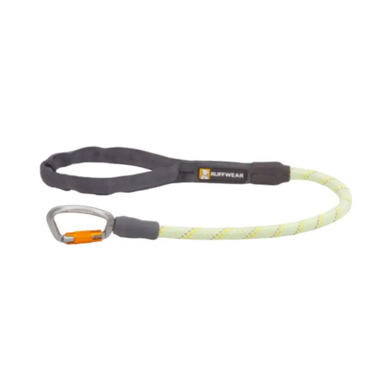 Ruffwear Knot-a-Long Short Rope Dog Leash with Locking Carabiner (Moss Green)