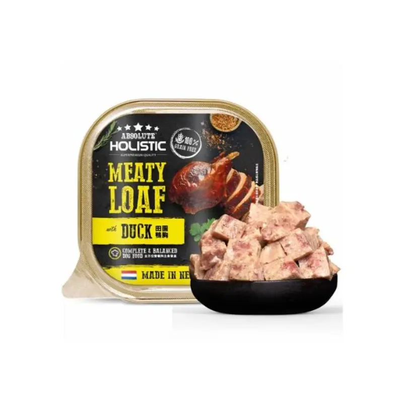 Absolute Holistic Meaty Loaf Wet Dog Food (Duck)