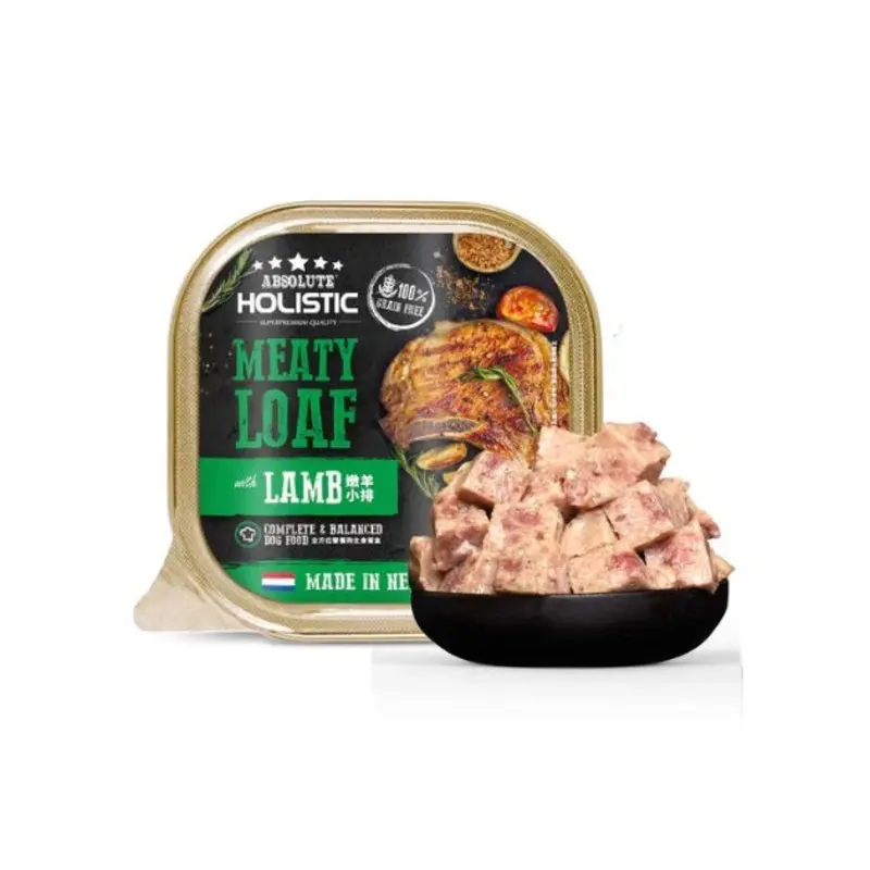 Absolute Holistic Meaty Loaf Wet Dog Food (Lamb)