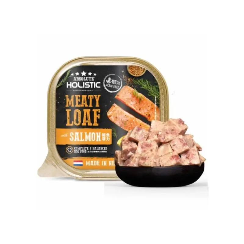 Absolute Holistic Meaty Loaf Wet Dog Food (Salmon)