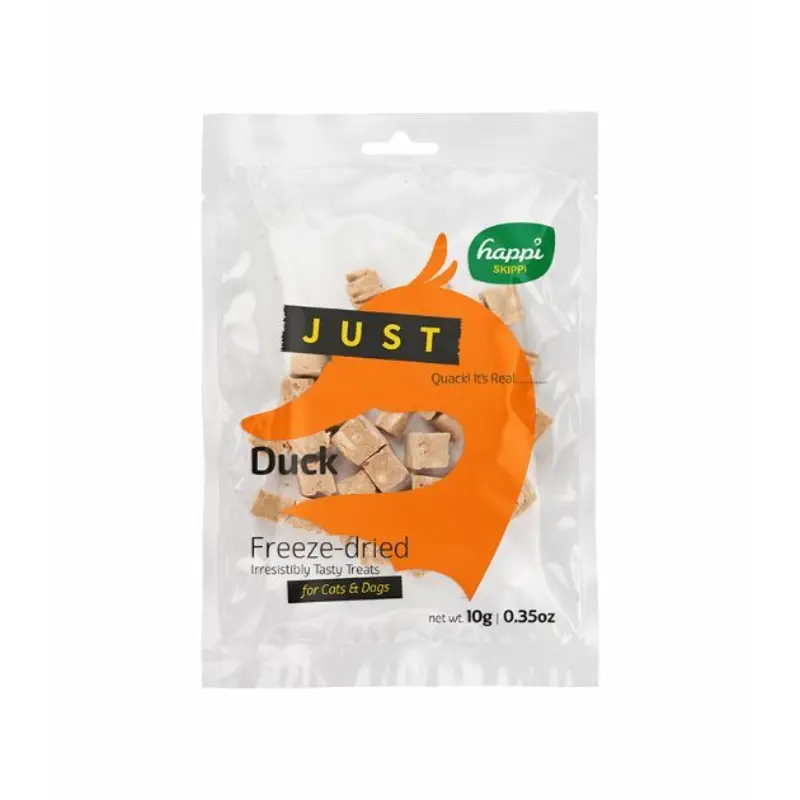 Happi Skippi (Happi Doggy) JUST Freeze Dried Cat & Dog Treats (Duck)