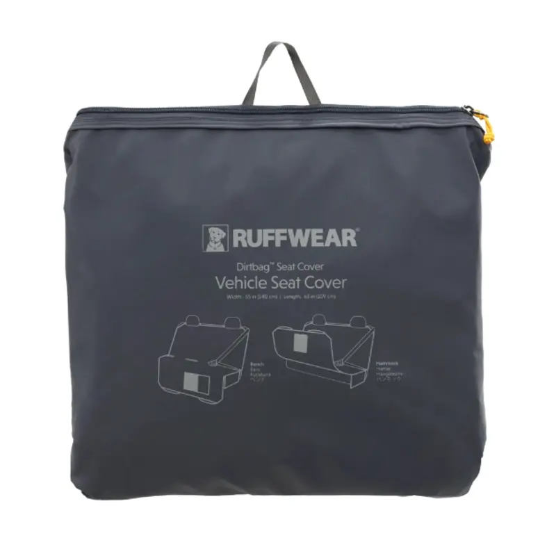 Ruffwear Dirtbag Machine Washable Car Seat Cover (Basalt Gray)