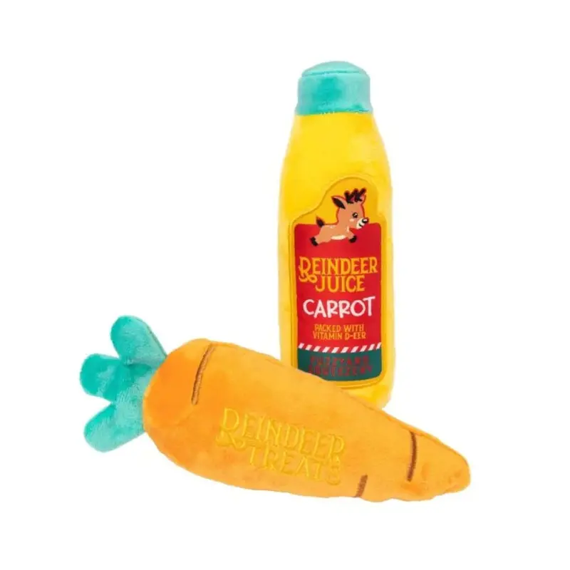 FuzzYard Christmas Dog Toy (Reindeer's Lunch 2pc)