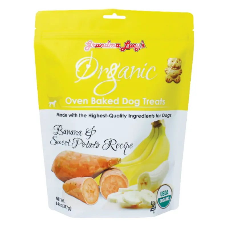 Grandma Lucys Organic Oven Baked Banana & Sweet Potato Dog Treats