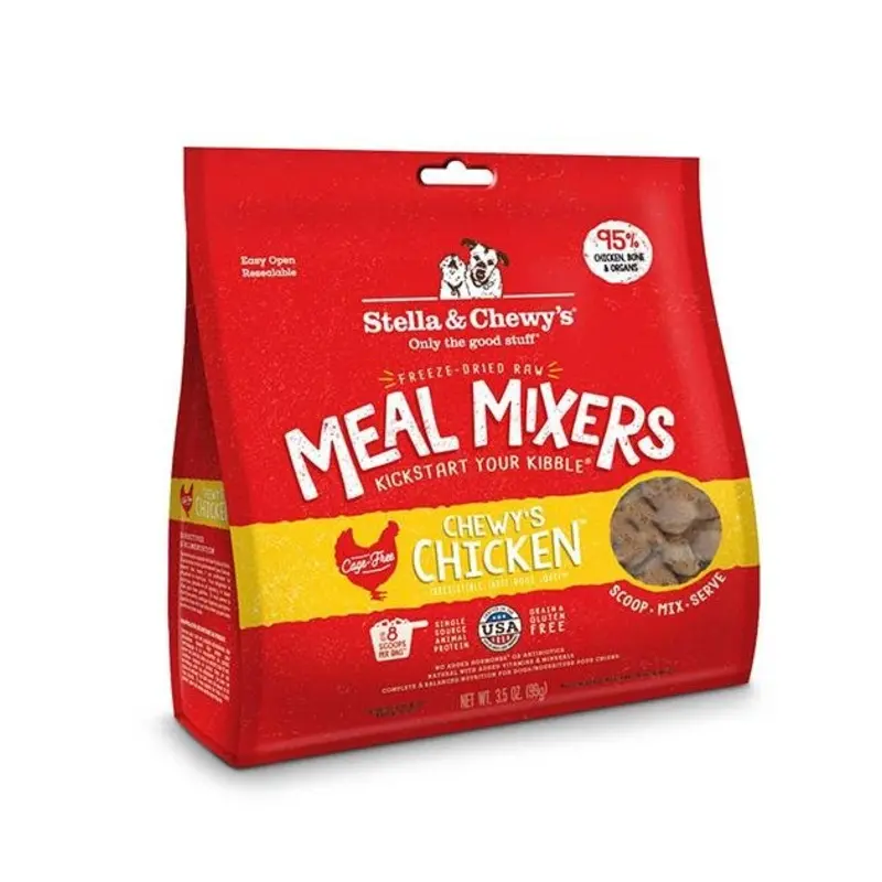 Stella & Chewys Freeze Dried Meal Mixers (Chewy's Chicken) for Dogs
