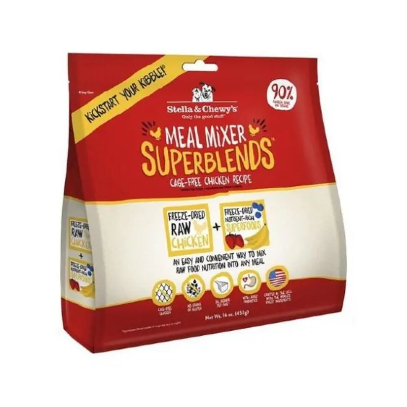 Stella & Chewys SuperBlends Meal Mixers - Cage-Free Chicken Recipe Dog Food Mixer