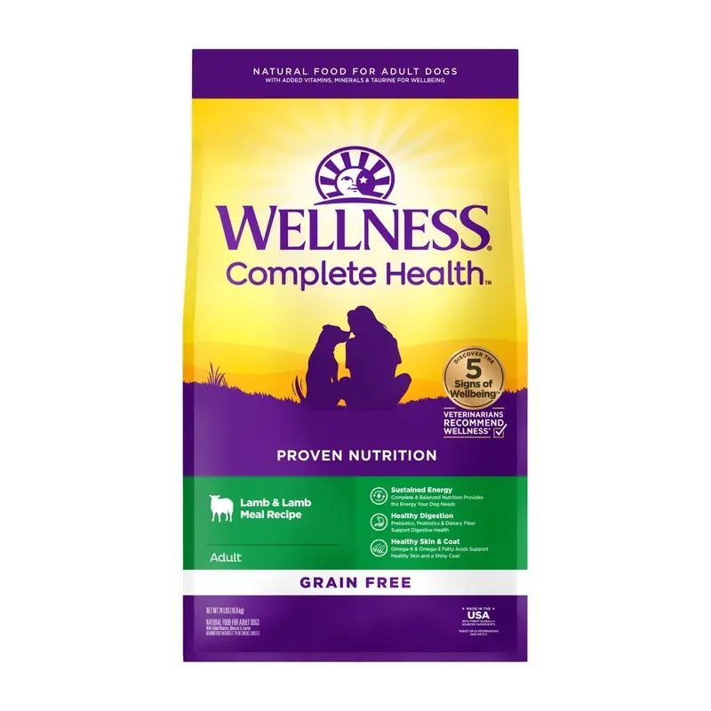 Wellness Complete Health Grain Free Dry Dog Food (Lamb & Lamb Meal Recipe)