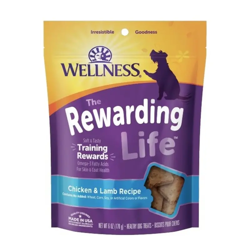 Wellness Rewarding Life Chicken & Lamb Recipe Dog Training Treats