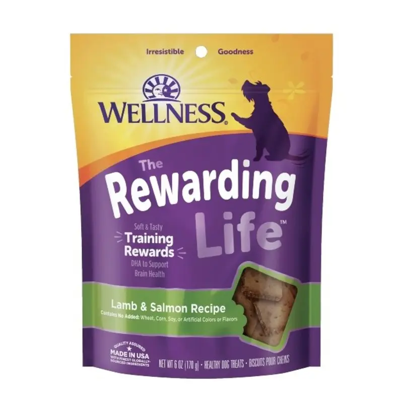 Wellness Rewarding Life Lamb & Salmon Recipe Dog Training Treats