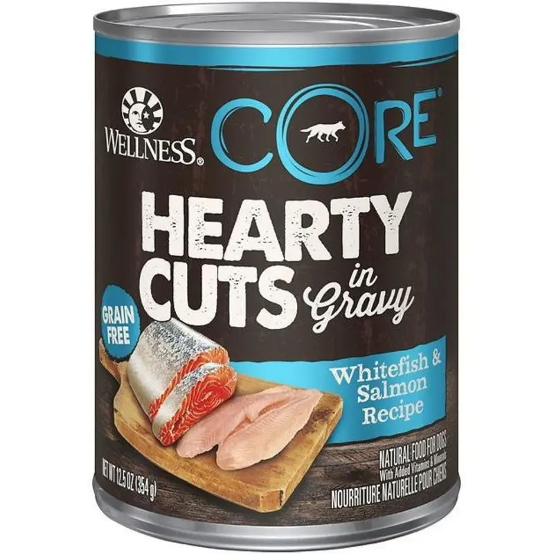 Wellness Core Hearty Cuts Whitefish & Salmon Wet Dog Food