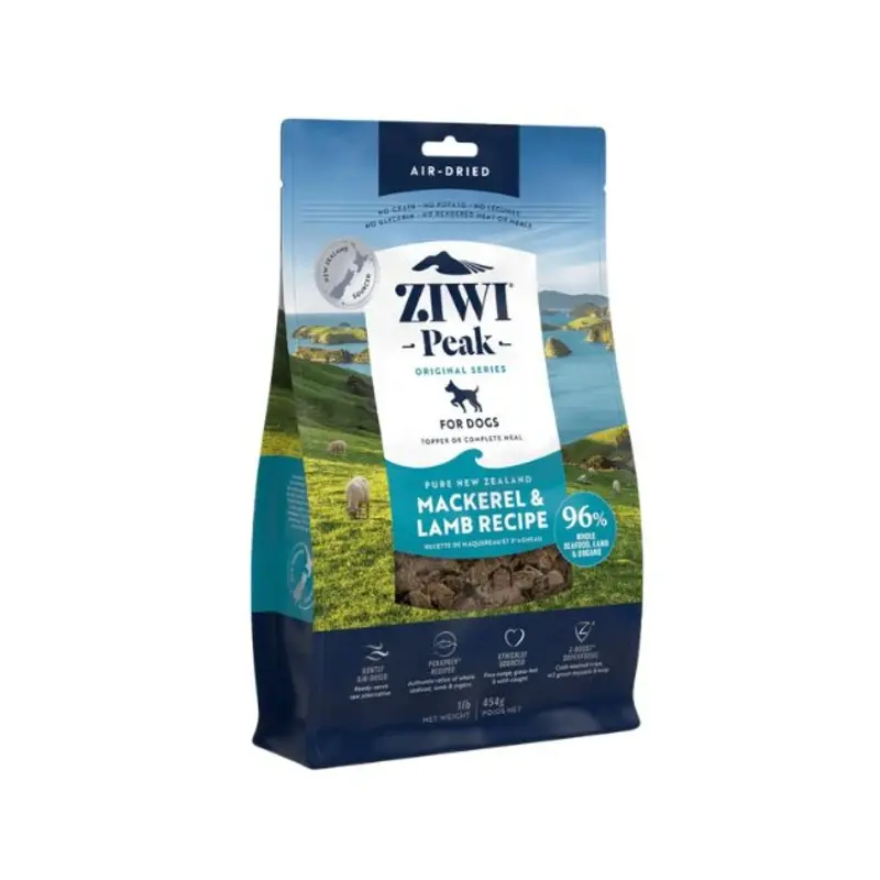 Ziwi Peak Air Dried Dry Dog Food (Mackerel & Lamb)