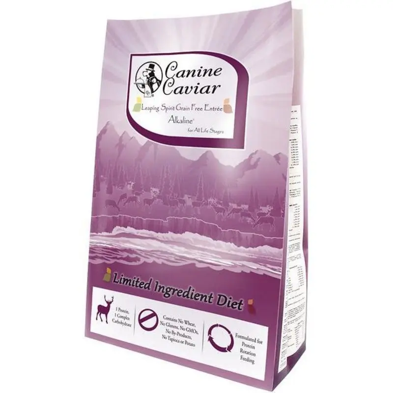 Canine Caviar Leaping Spirit Venison & Split Pea Dry Dog Food