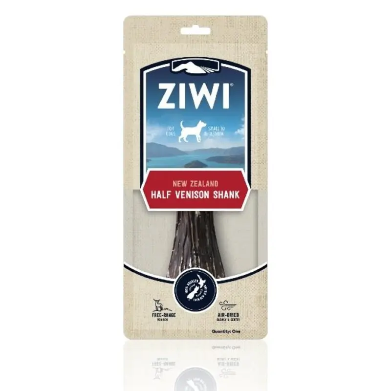 Ziwi Peak Venison Shank Half Oral Health Chews For Dogs