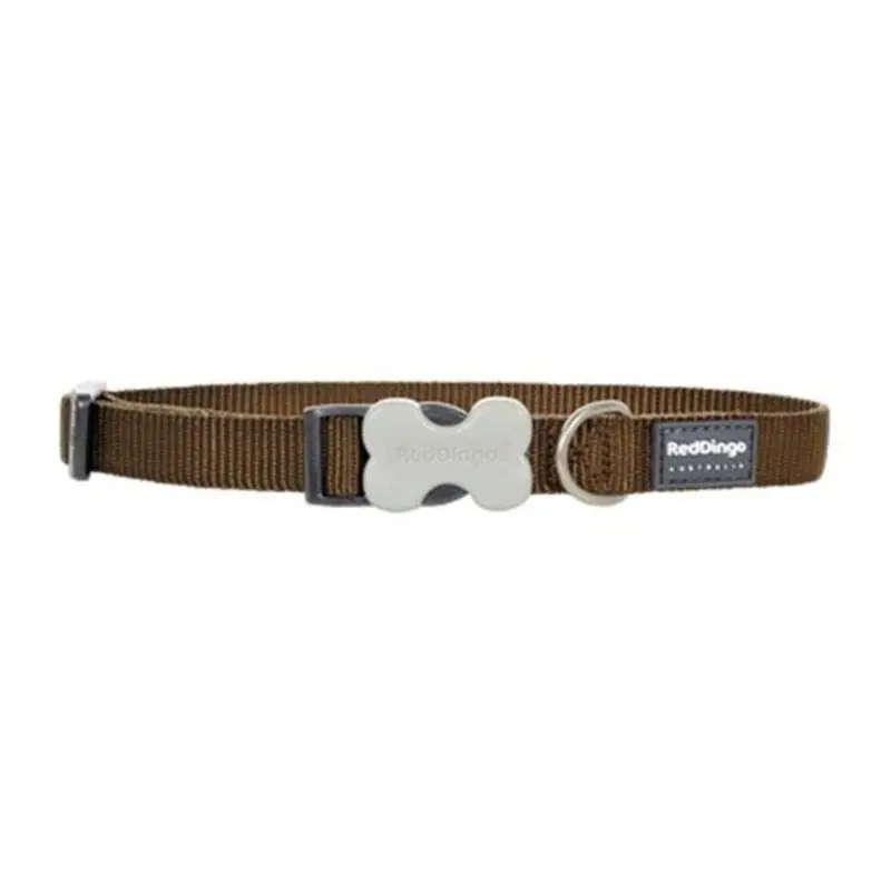 Red Dingo Classic Dog Collar (Brown)