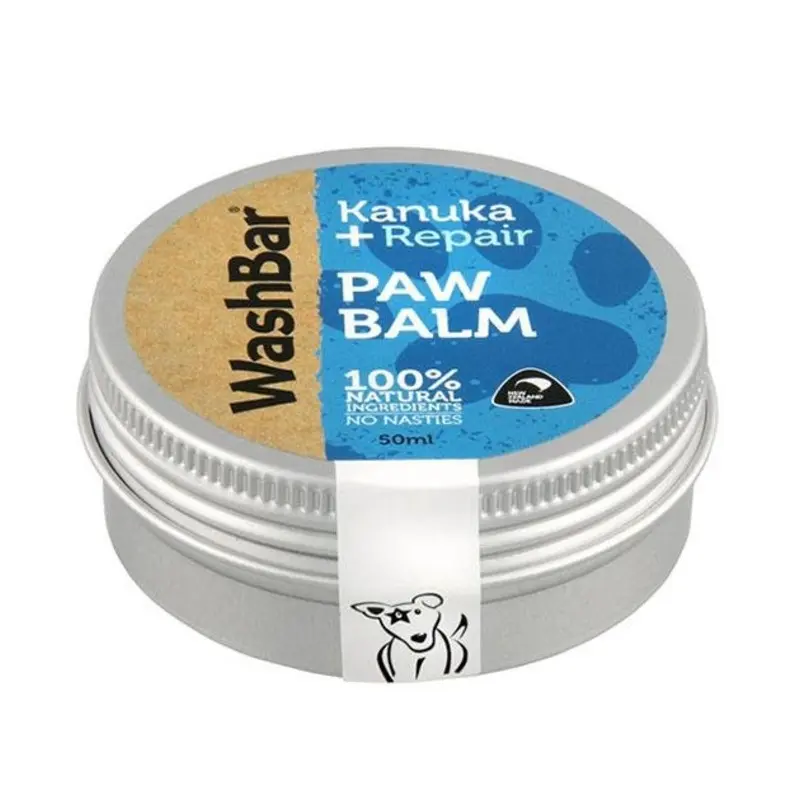 WashBar Natural Paw Balm for Dogs & Cats (With Kanuka Oil)