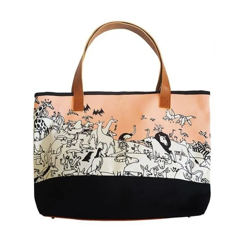 The Animal Project Resort Totes (Animals In Pink By Jun-Yi)