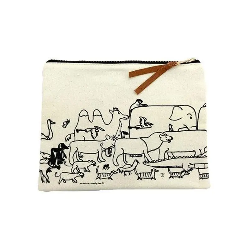 The Animal Project Canvas Pouch (Animal Exodus By Jun-Yi)