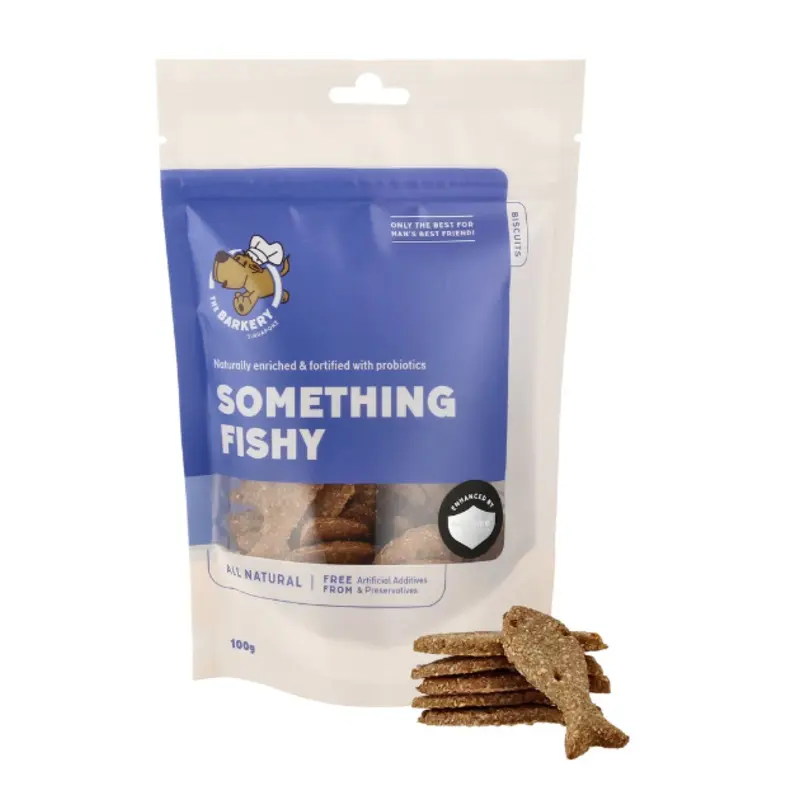 The Barkery Something Fishy Fish Biscuits Dog Treats