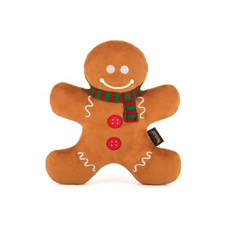 10% OFF: P.L.A.Y. Eco-Friendly Holiday Classics Gingerbread Man Dog Toy
