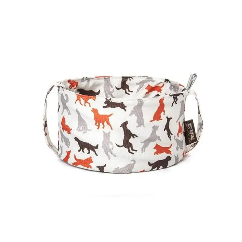 P.L.A.Y. Eco-Friendly Travel Bowl for Dogs Vanilla
