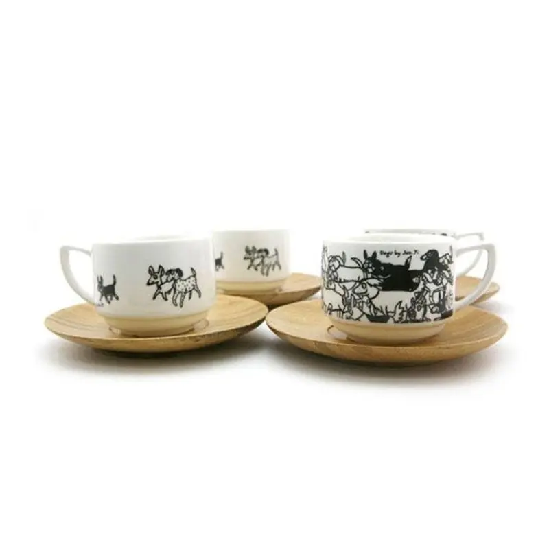 The Animal Project Expresso Cup Set (Dogs By Jun-Yi)